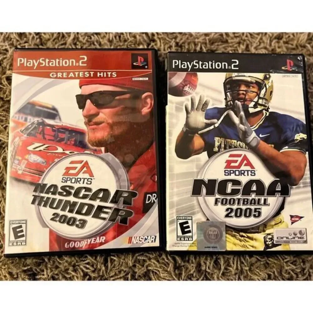 Ps2 Games Lot  Need For Speed, Underground 2, DD Revolution, Football,‎ NASCAR